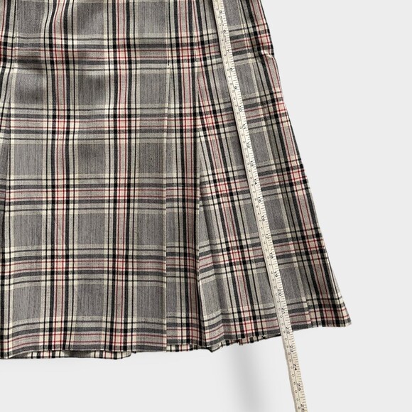 Pendleton Plaid Pleated Wool Skirt 10 - Picture 7 of 9
